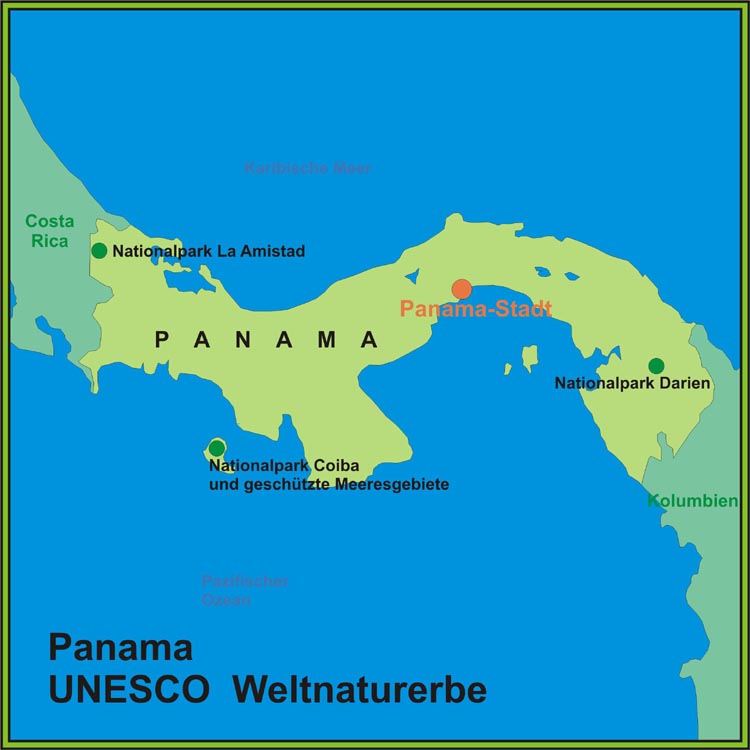 UNESCO-Weltnaturerbe in Panama