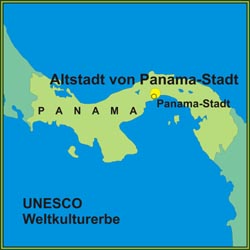 Panama-Stadt. UNESCO Weltkulturerbe