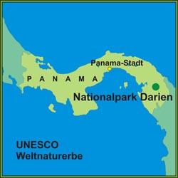 Das UNESCO Weltnaturerbe: Der Darien Nationalpark Nationalpark Darien. UNESCO Weltnaturerbe